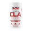 Alpha Sports Nutrition Premium CLA 3000 supplement container on a white background