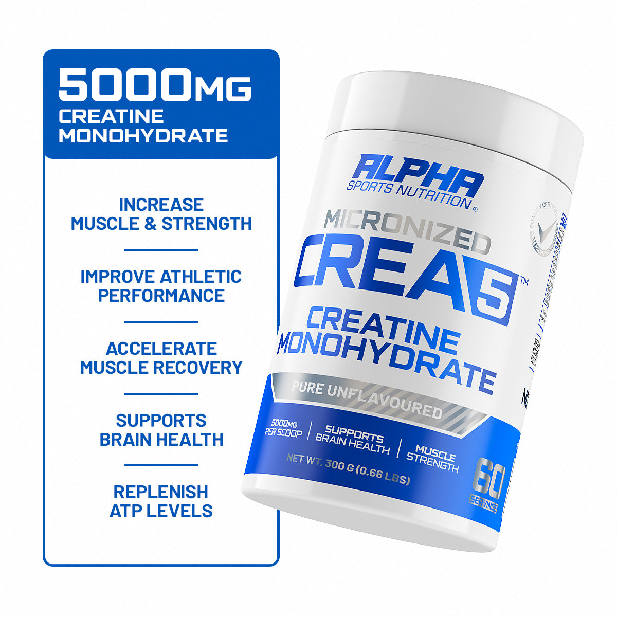 Crea5 - Creatine Monohydrate Secondary image